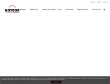 Tablet Screenshot of naygar.com